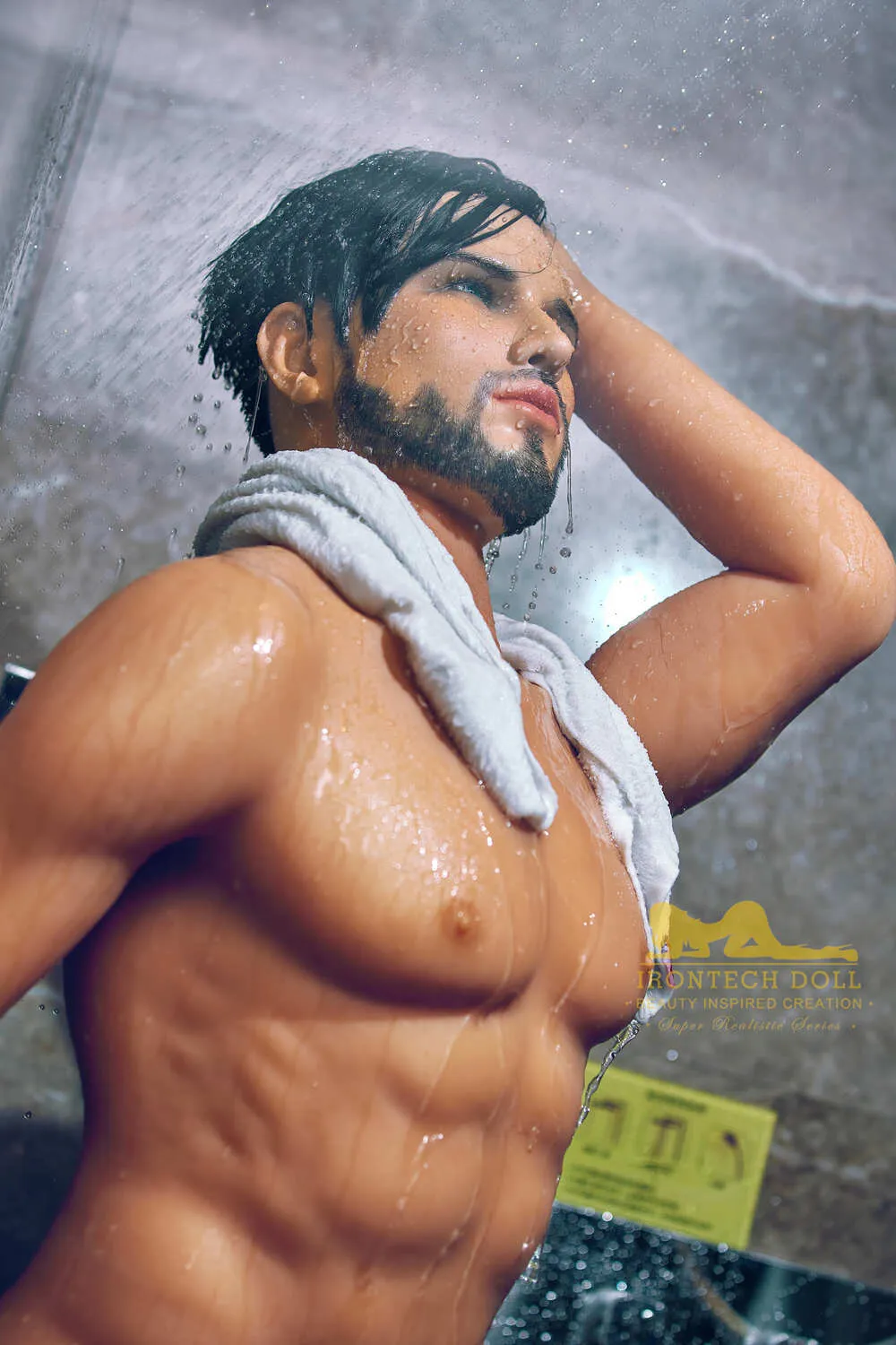 Picture of Irontech Male Doll 162cm/5ft4 Male Silicone Head Sex Doll – Kevin (Tan Skin)