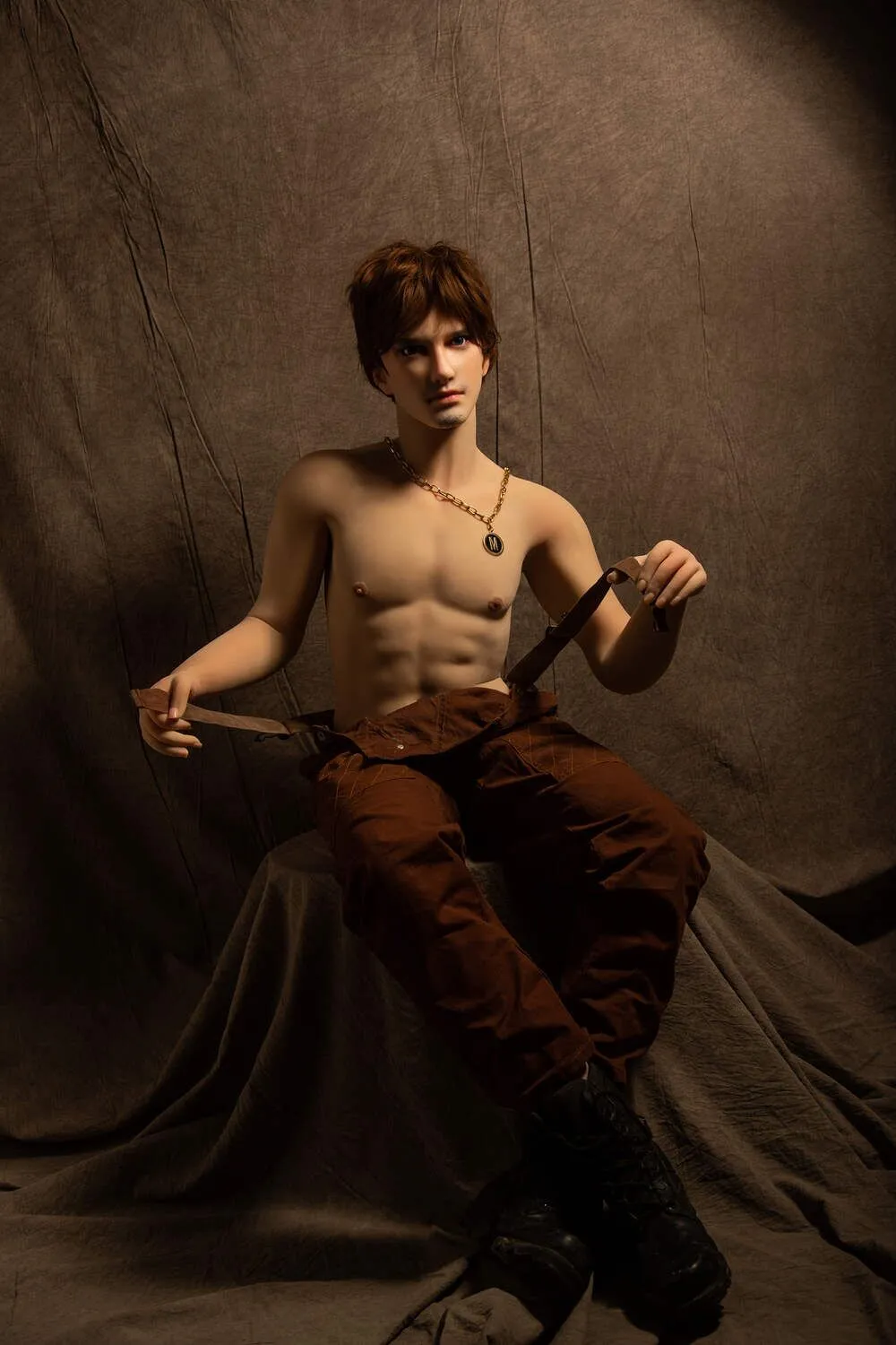 Picture of Qita Male Doll 170cm/5ft7 Male Silicone Head Sex Doll – Zhou