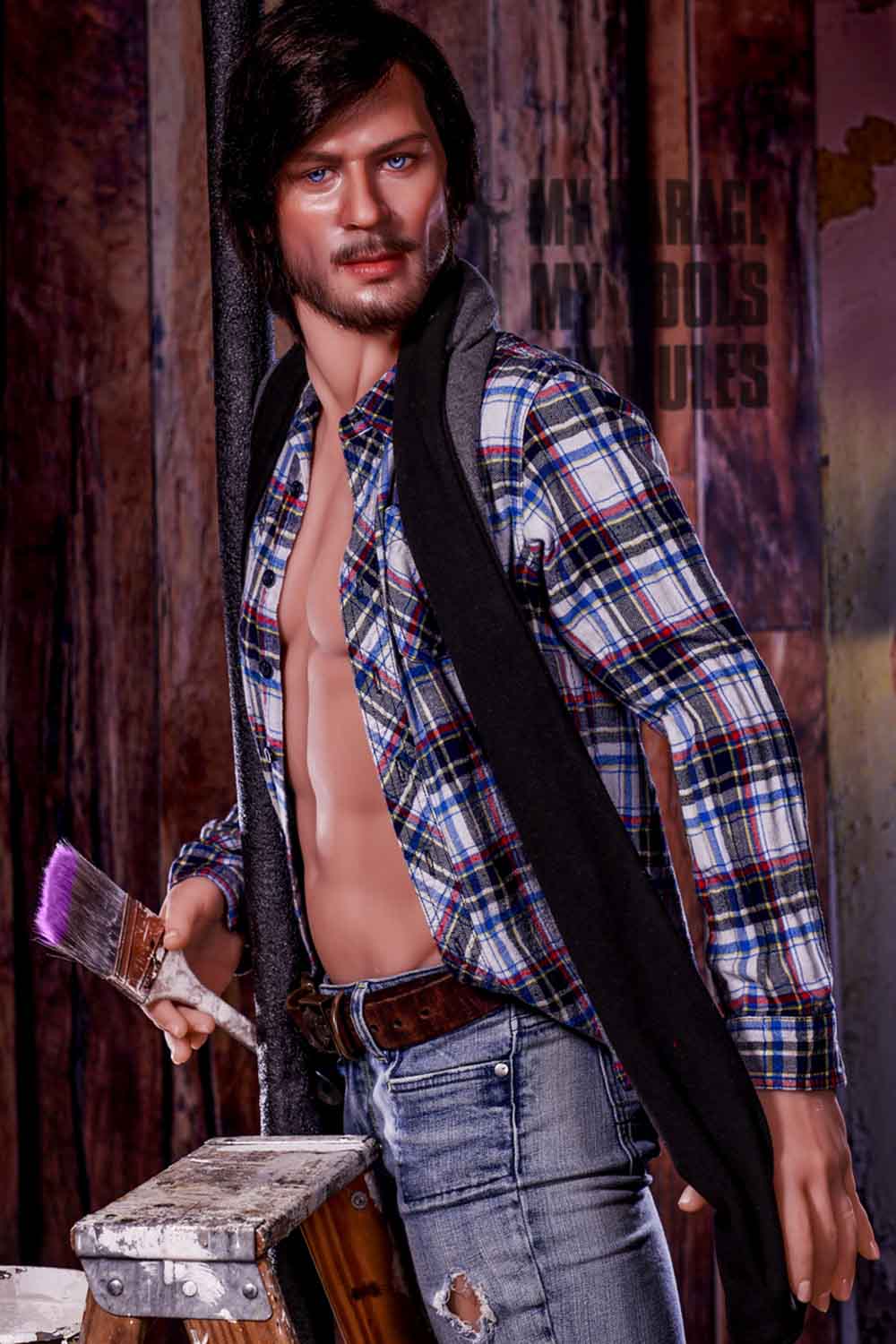 Picture of HR Male Doll 167cm/5ft6 Male Silicone Head Sex Doll – Adair [Hair Implants]