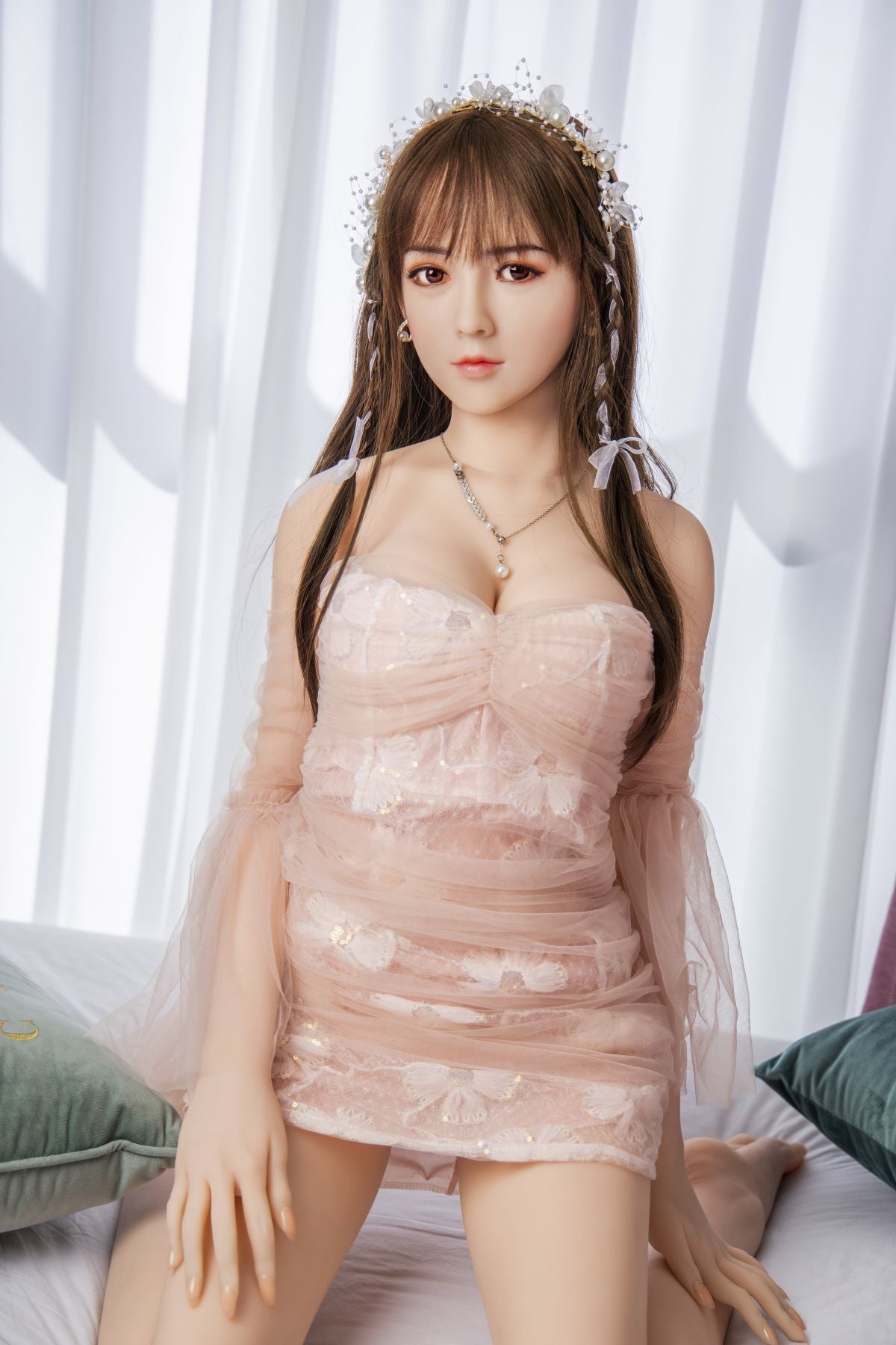 Picture of 161 CM | 5' 4" Sex Doll With Silicone Head Edna