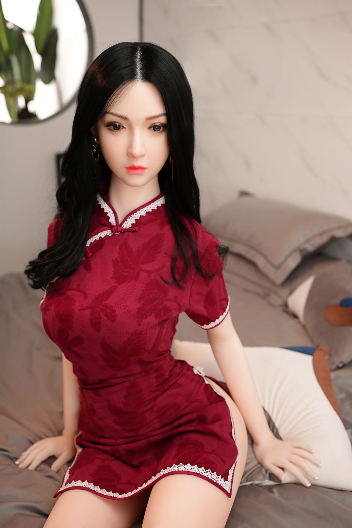 Picture of YouQ 170 CM | 5' 7" TPE Sex Doll With Silicone Head Vanessa