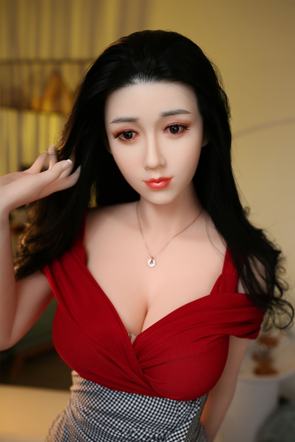 Picture of 170 CM | 5' 7" TPE Sex Doll With Silicone Head Aaliyah