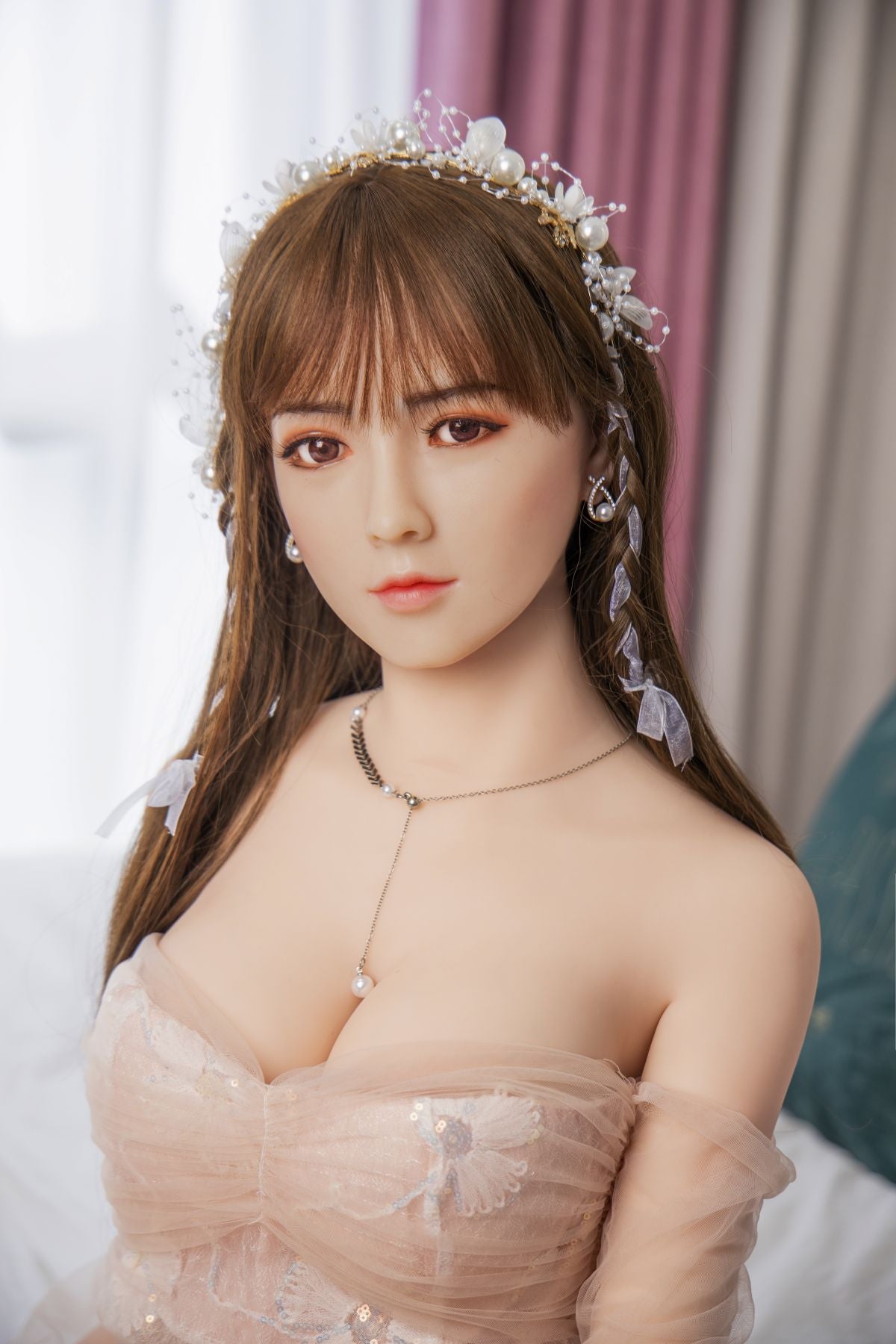 Picture of 161 CM | 5' 4" Sex Doll With Silicone Head Edna