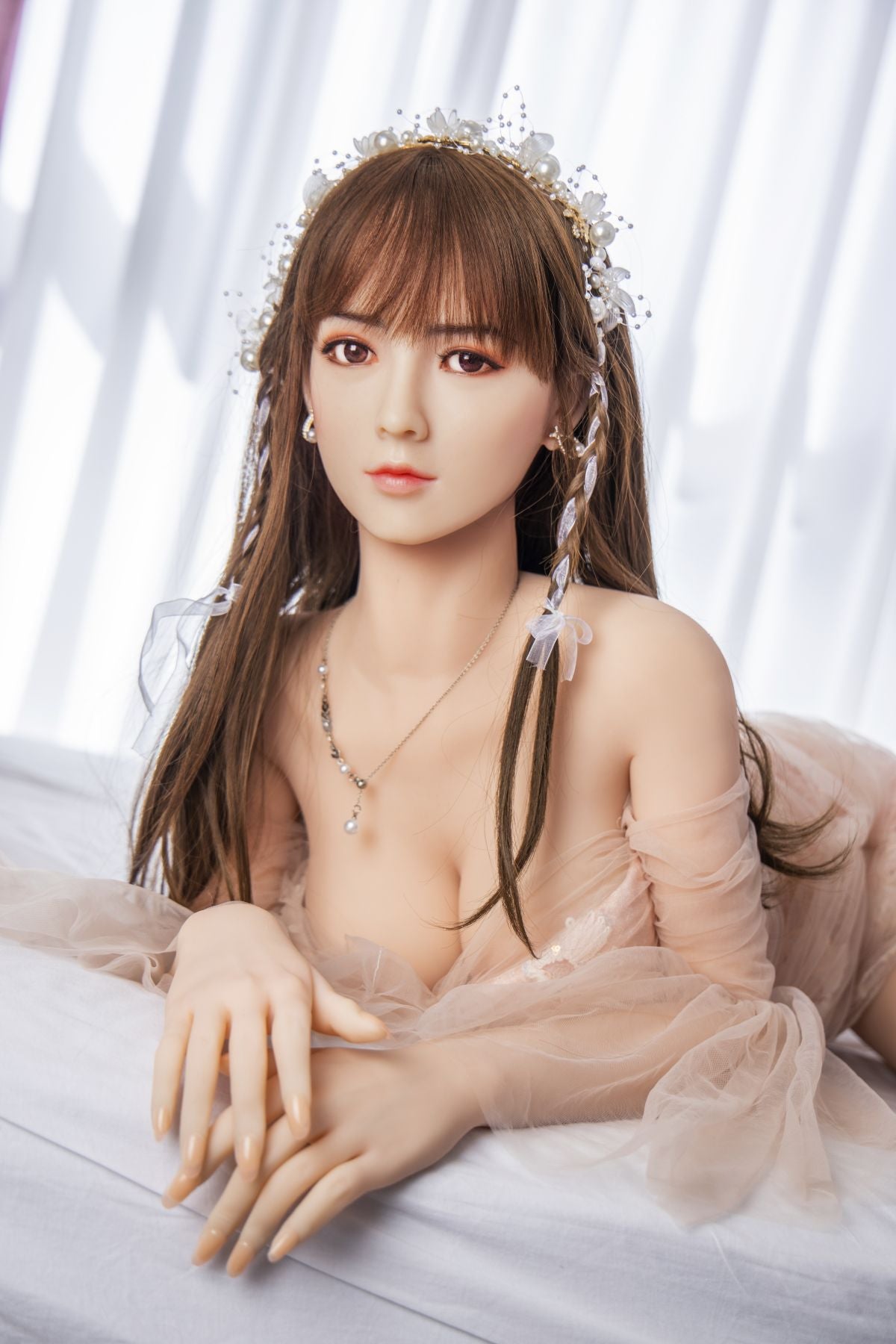 Picture of 161 CM | 5' 4" Sex Doll With Silicone Head Edna