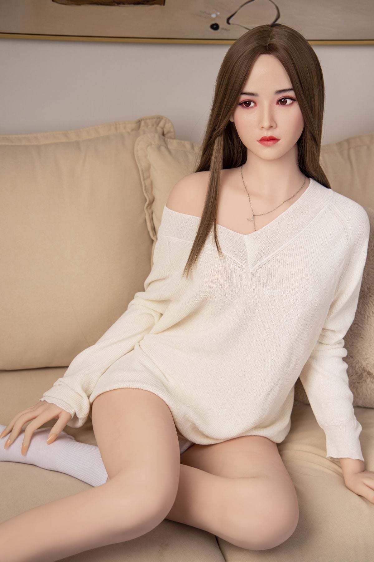 Picture of 160 CM | 5' 3" TPE Sex Doll With Silicone Head Anna