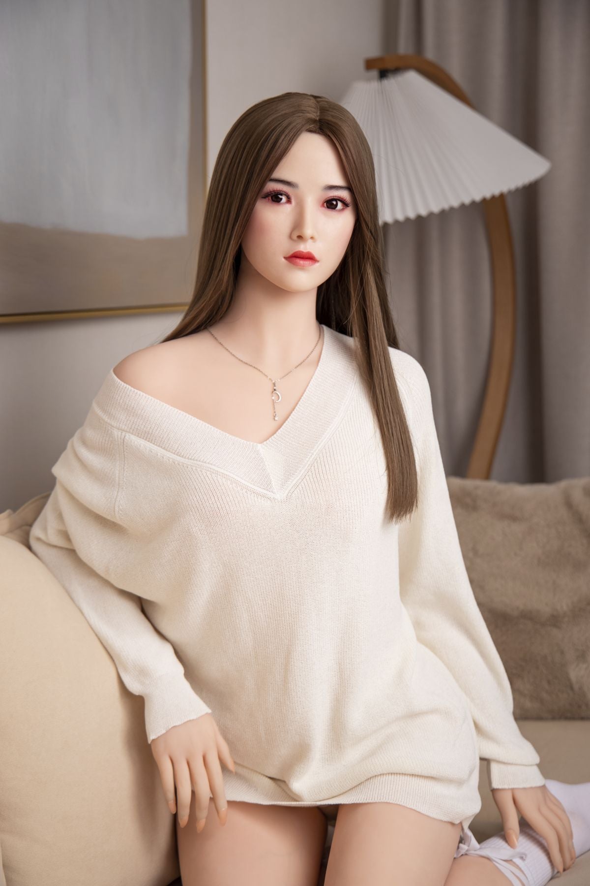 Picture of 160 CM | 5' 3" TPE Sex Doll With Silicone Head Anna
