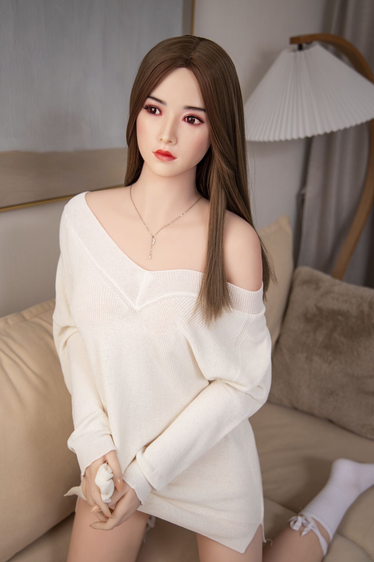 Picture of 160 CM | 5' 3" TPE Sex Doll With Silicone Head Anna