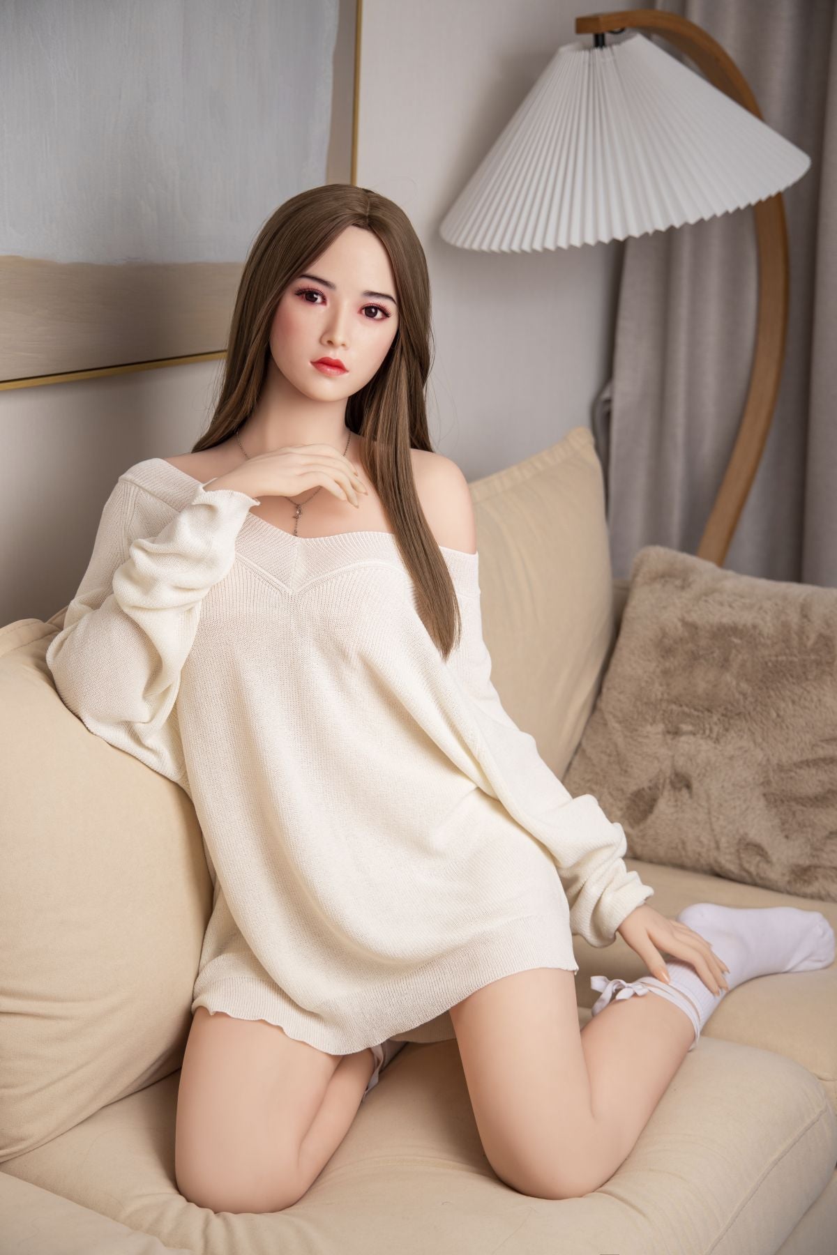 Picture of 160 CM | 5' 3" TPE Sex Doll With Silicone Head Anna