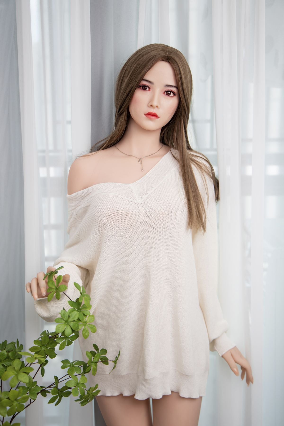 Picture of 160 CM | 5' 3" TPE Sex Doll With Silicone Head Anna