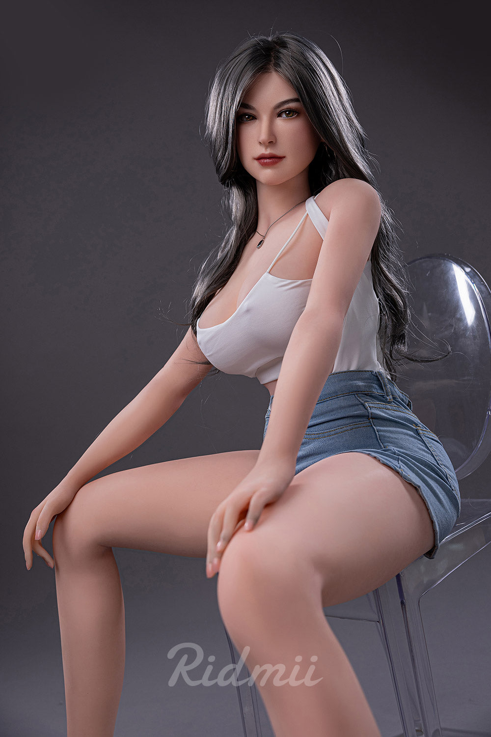 Picture of RIDMII Karyn Unique Design 5'3 FT(163cm) Sex Dolls Silicone Head TPE Body Realistic Love Doll