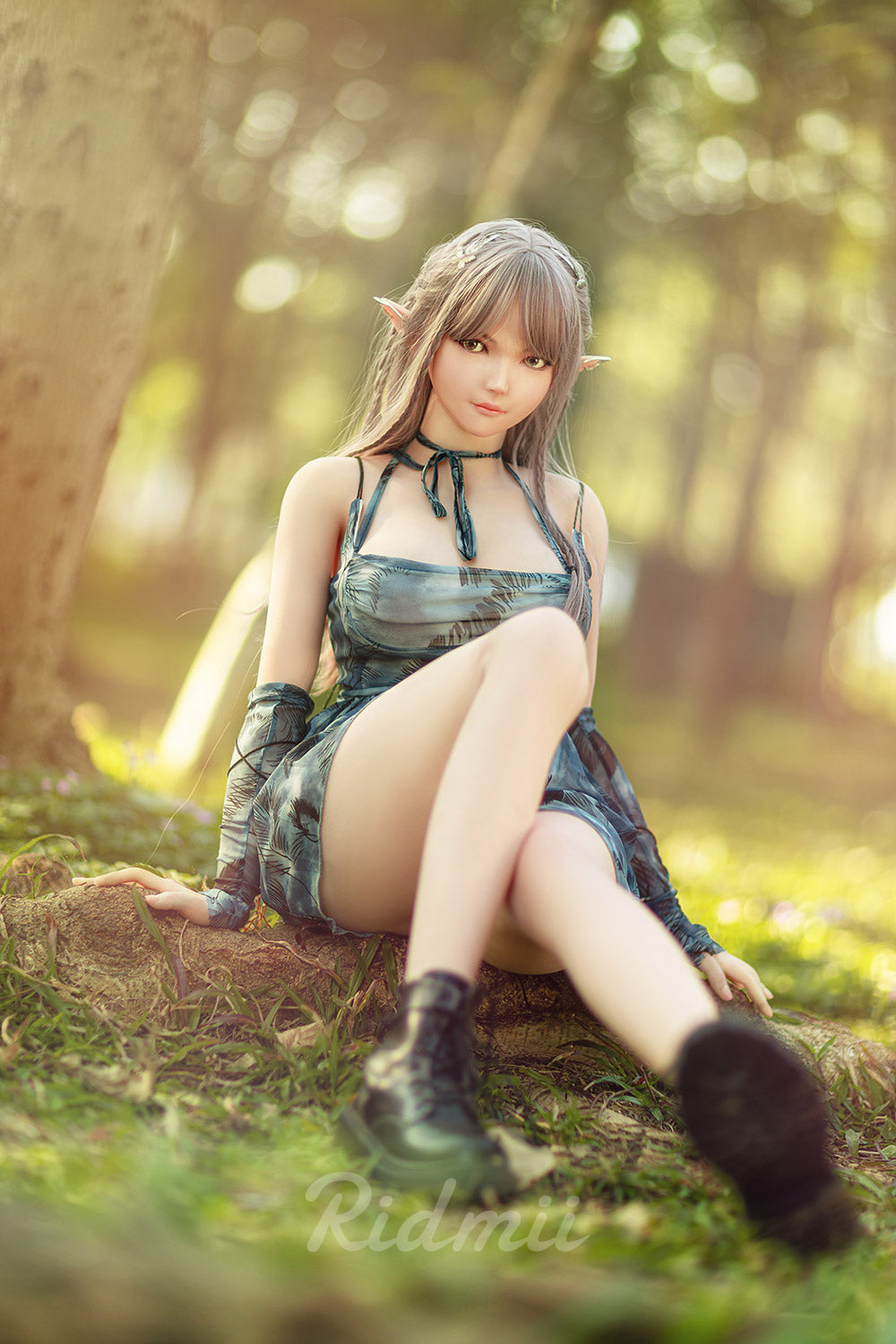 Picture of RIDMII Aggie Unique Design 5'3 FT(163cm) Genie Sex Doll Silicone Head Elf Big Breasts Adult Love Doll