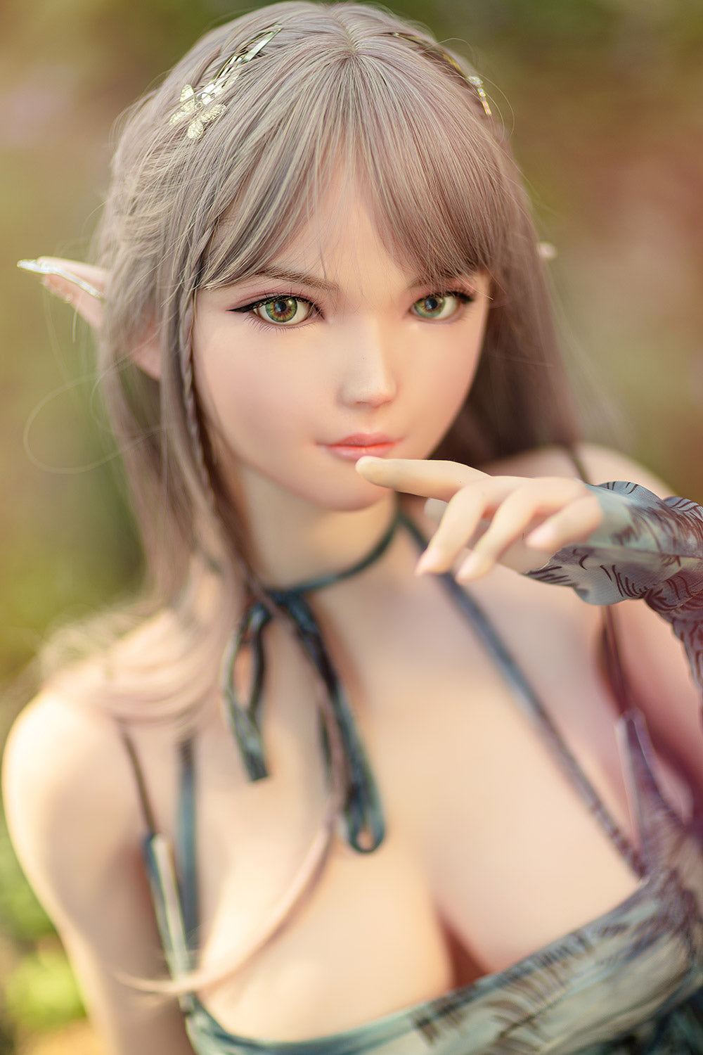 Picture of RIDMII Aggie Unique Design 5'3 FT(163cm) Genie Sex Doll Silicone Head Elf Big Breasts Adult Love Doll