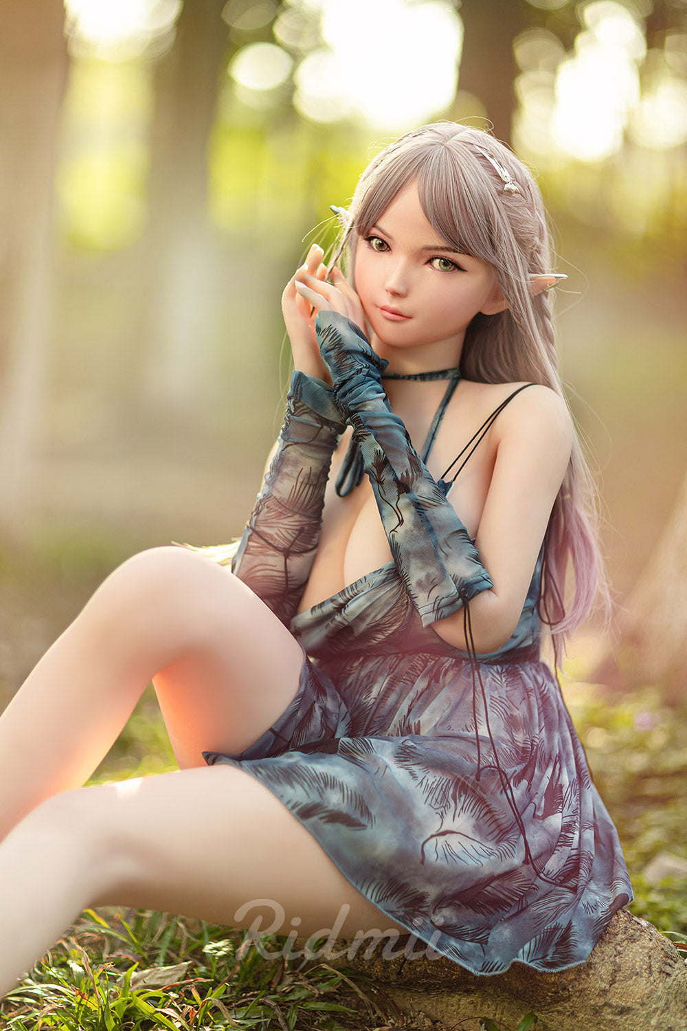 Picture of RIDMII Aggie Unique Design 5'3 FT(163cm) Genie Sex Doll Silicone Head Elf Big Breasts Adult Love Doll