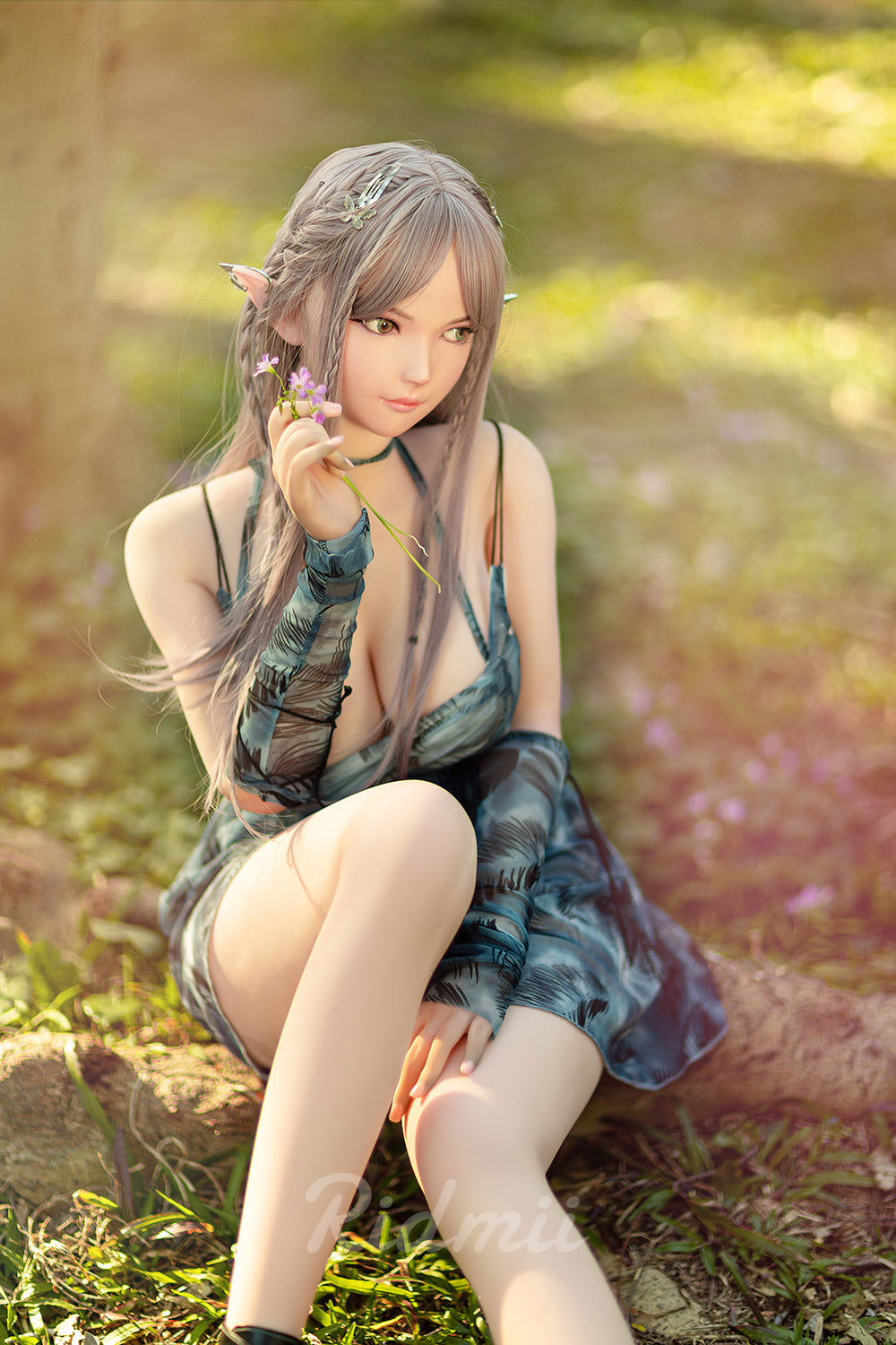 Picture of RIDMII Aggie Unique Design 5'3 FT(163cm) Genie Sex Doll Silicone Head Elf Big Breasts Adult Love Doll
