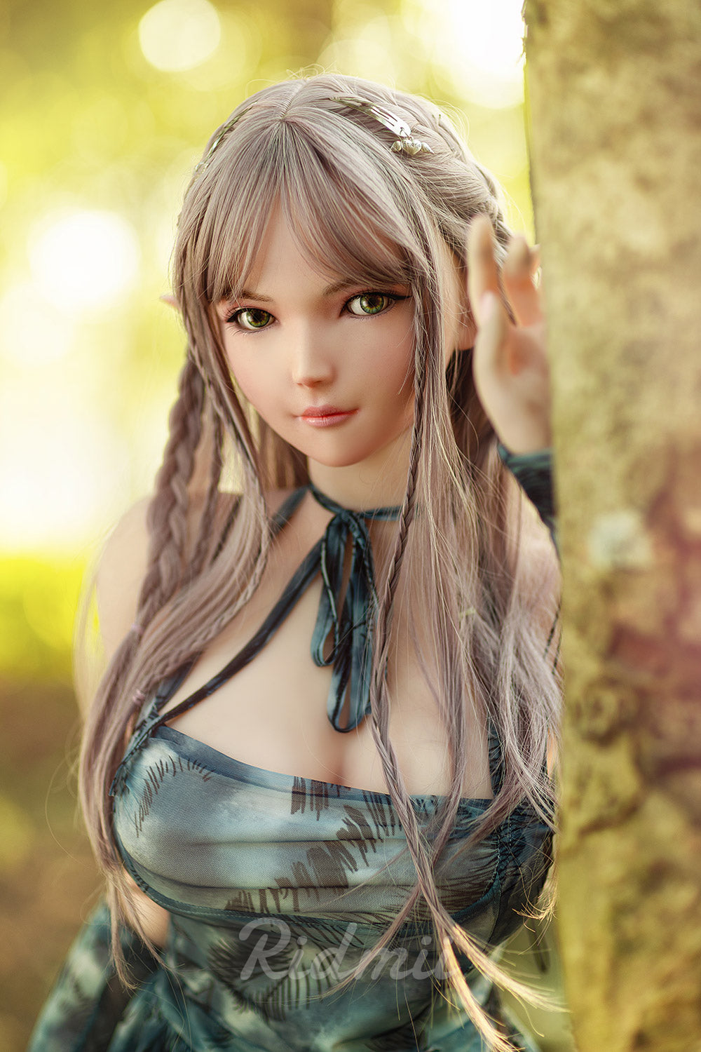 Picture of RIDMII Aggie Unique Design 5'3 FT(163cm) Genie Sex Doll Silicone Head Elf Big Breasts Adult Love Doll