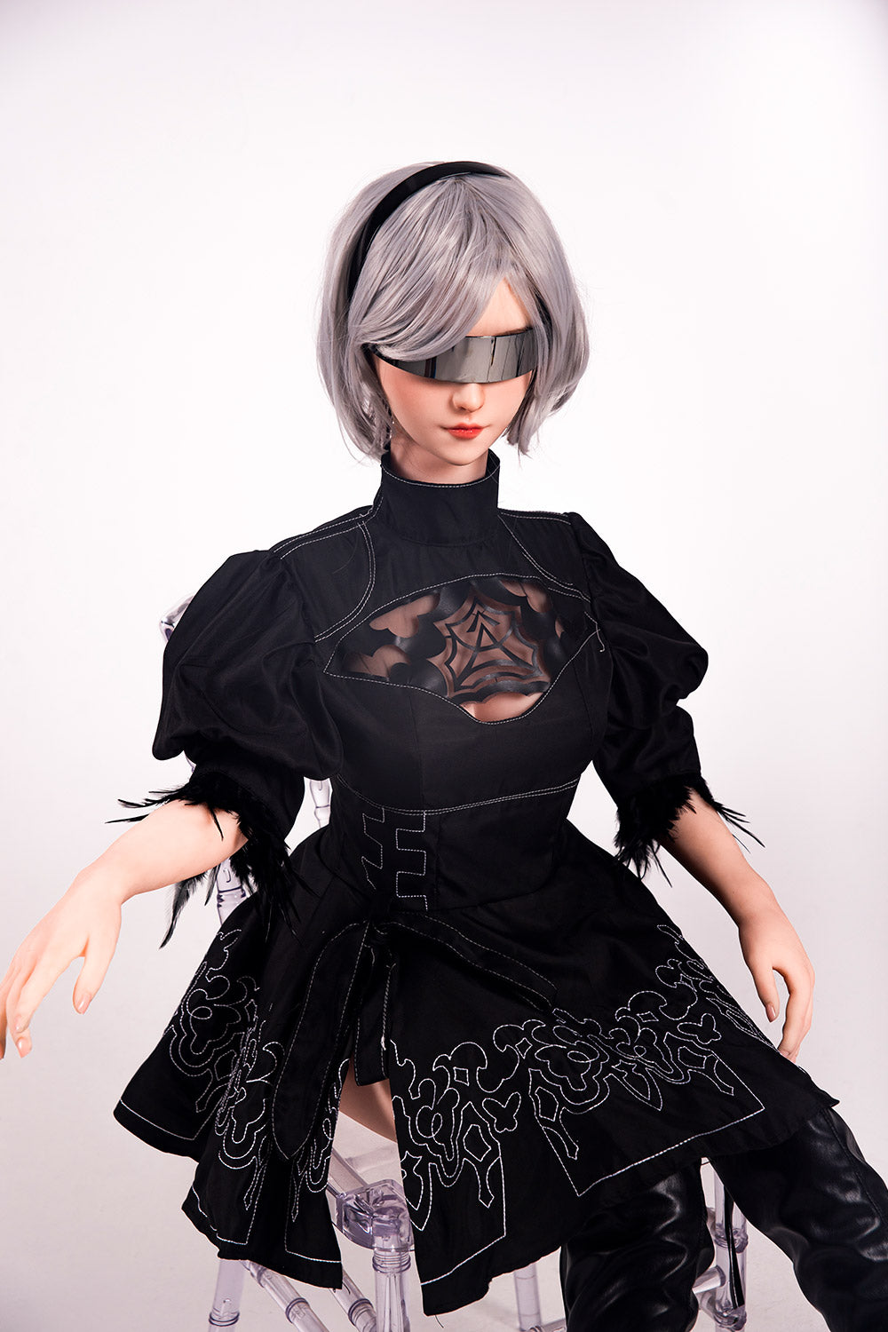Picture of RIDMII Momo Plus Unique Design 5'3 FT(163cm) Cosplay Sex Doll Silicone Head TPE Body Love Doll
