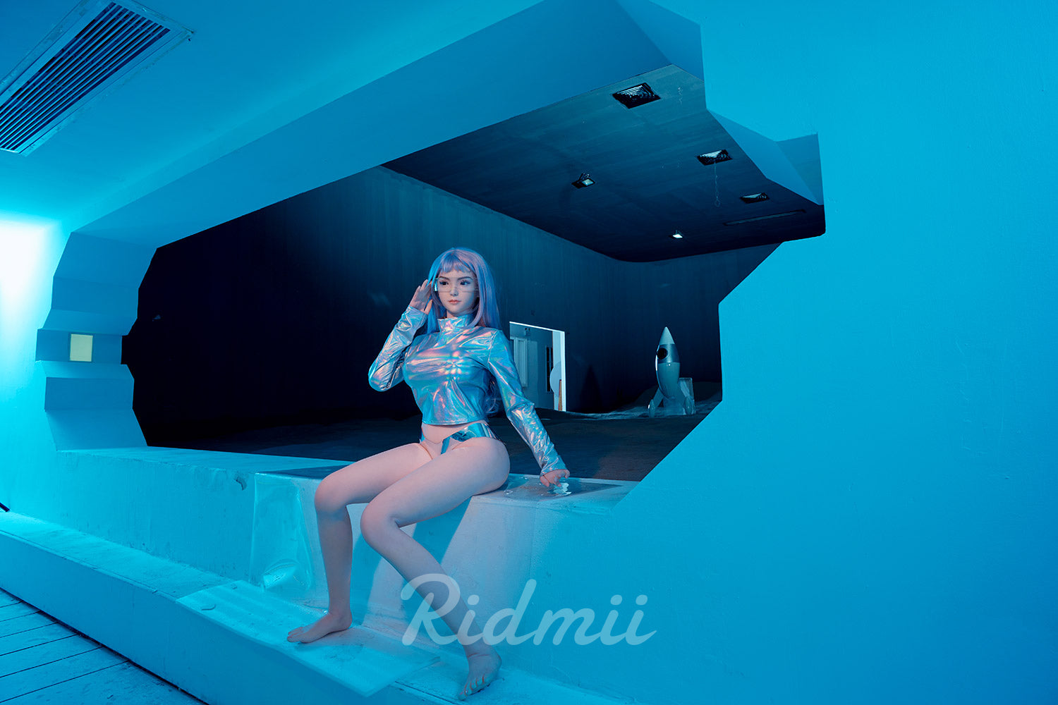 Picture of RIDMII Lia Unique Design 5'3 FT(163cm) Silicone Head Love Doll TPE Body Realistic Sex Doll