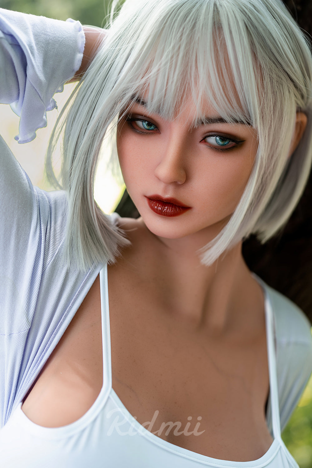 Picture of RIDMII Danica Unique Design 5'3 FT (161cm) #468 Silicone Head TPE Body Blowjob Realistic BBW Sex Doll