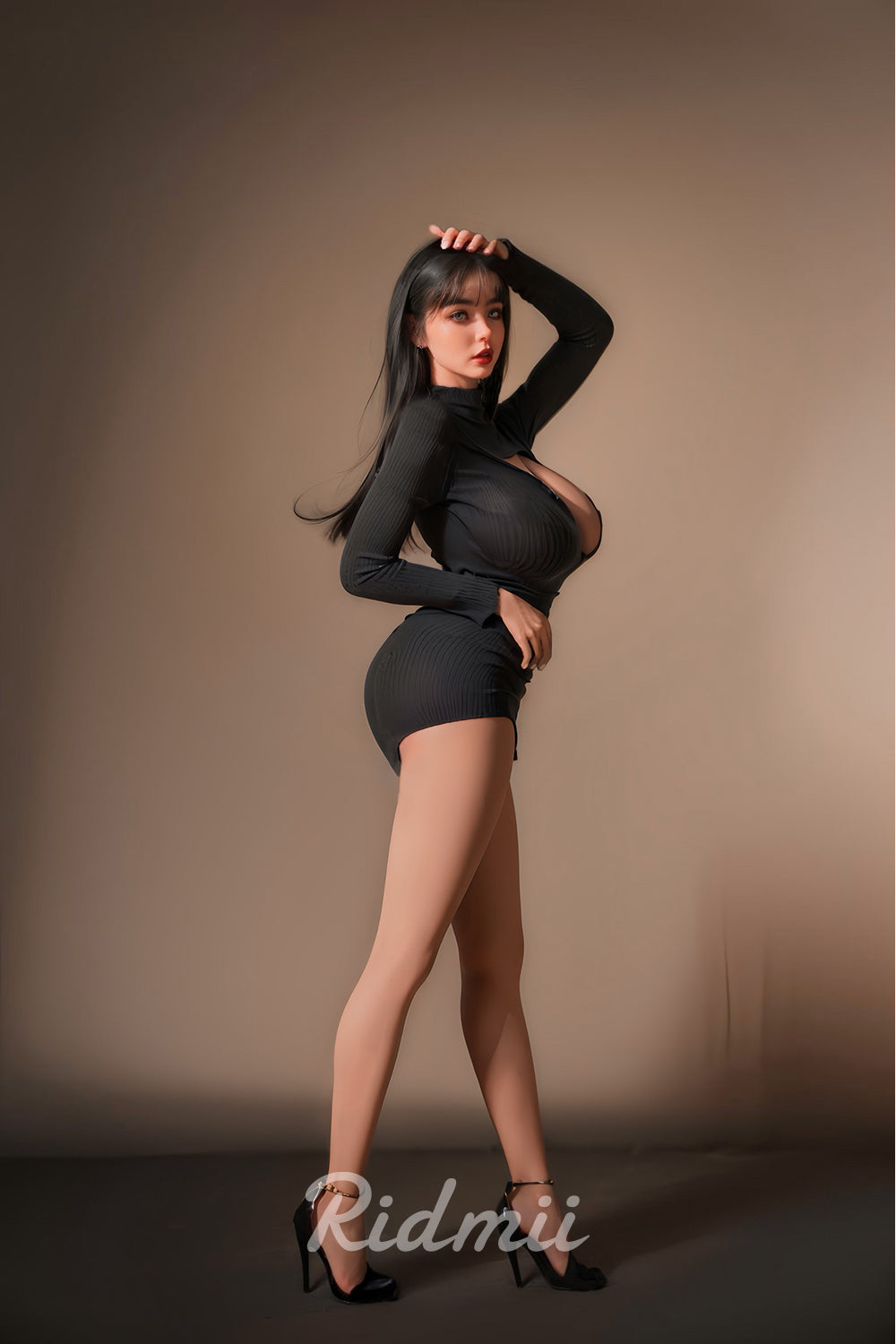Picture of RIDMII Danica Plus Unique Design 5'3 FT (161cm) #468 Silicone Head TPE Body Blowjob Adult Blowjob Sex Doll