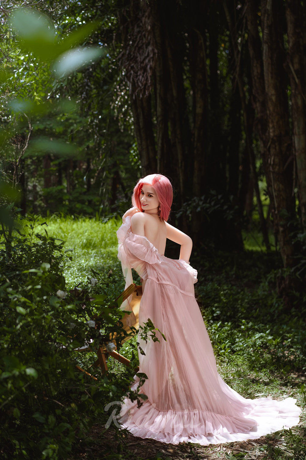 Picture of RIDMII Cara Unique Design 5'3 FT (161cm) Silicone Head TPE Body Love BBW Sex Doll