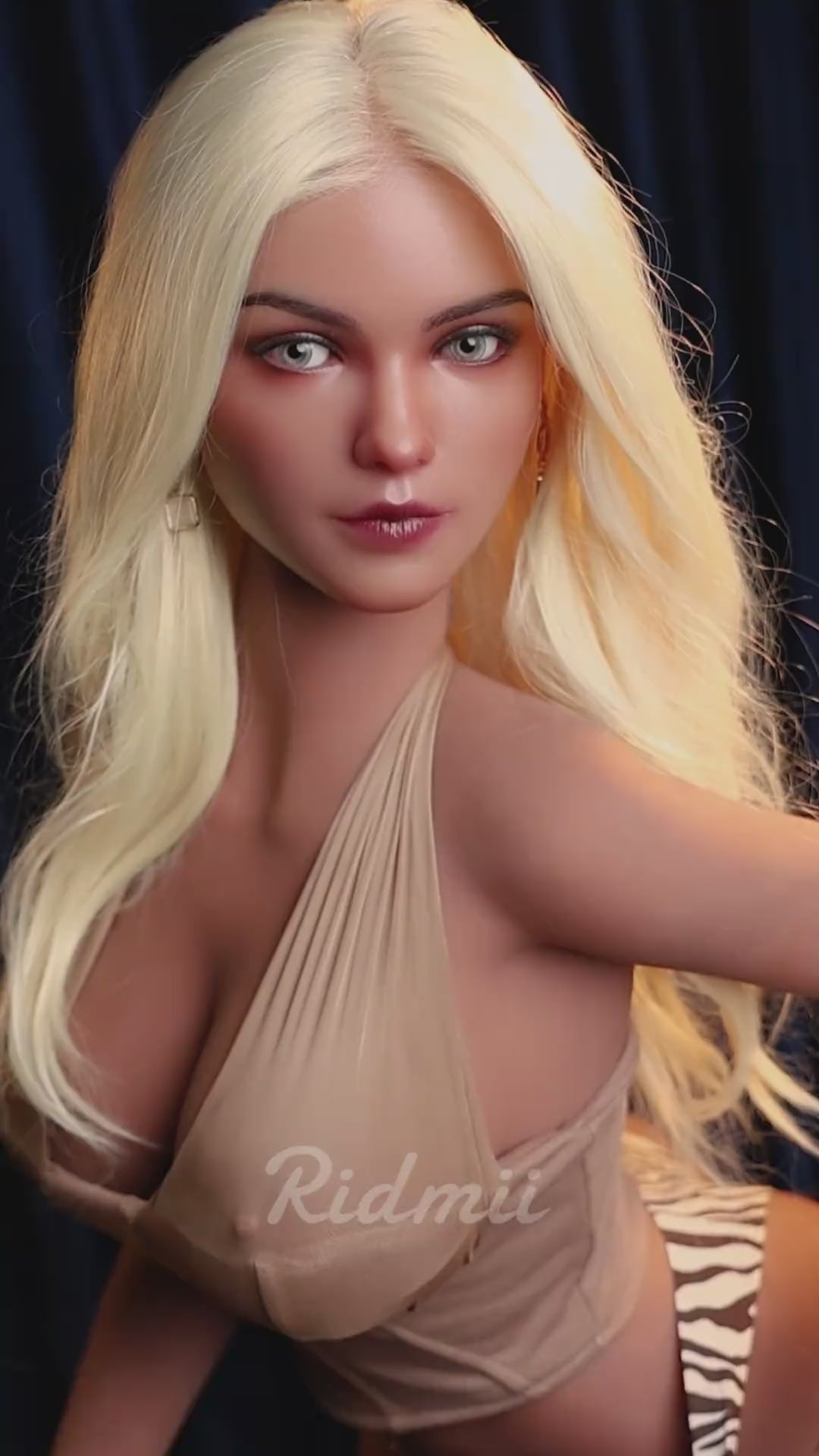 Picture of RIDMII Clio Plus Unique Design 5'3 FT(163cm) Tan Skin Realistic Jelly Breasts Silicone Head TPE Body Adult Love Doll