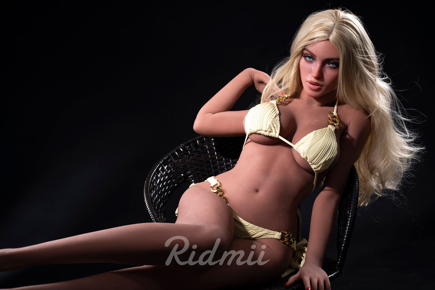 Picture of RIDMII Unique Design Kendra 5'4 FT (165cm) Big Breast Full Size Sex Doll TPE Body Silicone Head With Movable Jaw Real Oral Sex
