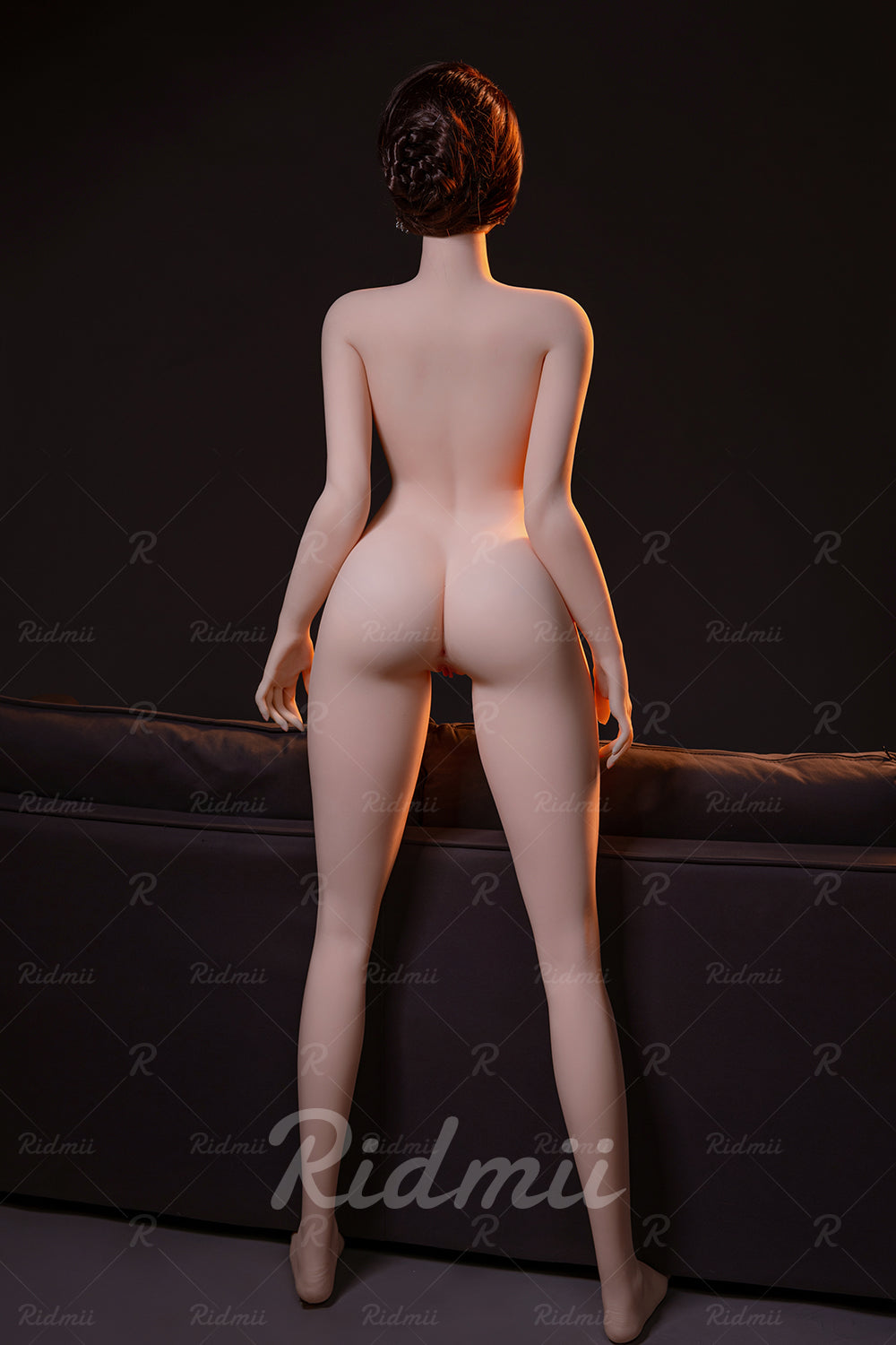 Picture of RIDMII Aidra Unique Design 5'2 FT (158cm) B Cup Movable Jaw TPE Body Soft Silicone Head New Eurasian Adult Milf Sex Doll