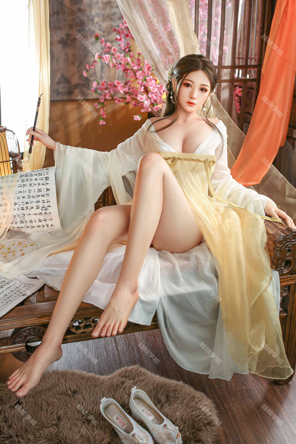 Picture of 168cm/5ft6 E-cup Silicone Head Sex Doll – Baiyi