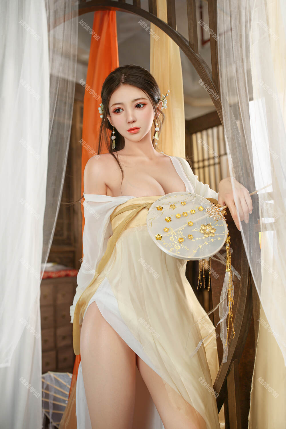 Picture of 168cm/5ft6 E-cup Silicone Head Sex Doll – Baiyi