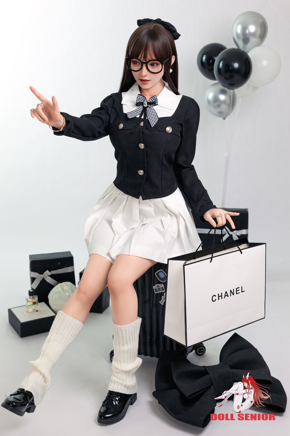 Picture of 158cm/5ft2 E-cup Silicone Head Sex Doll – Lengyue