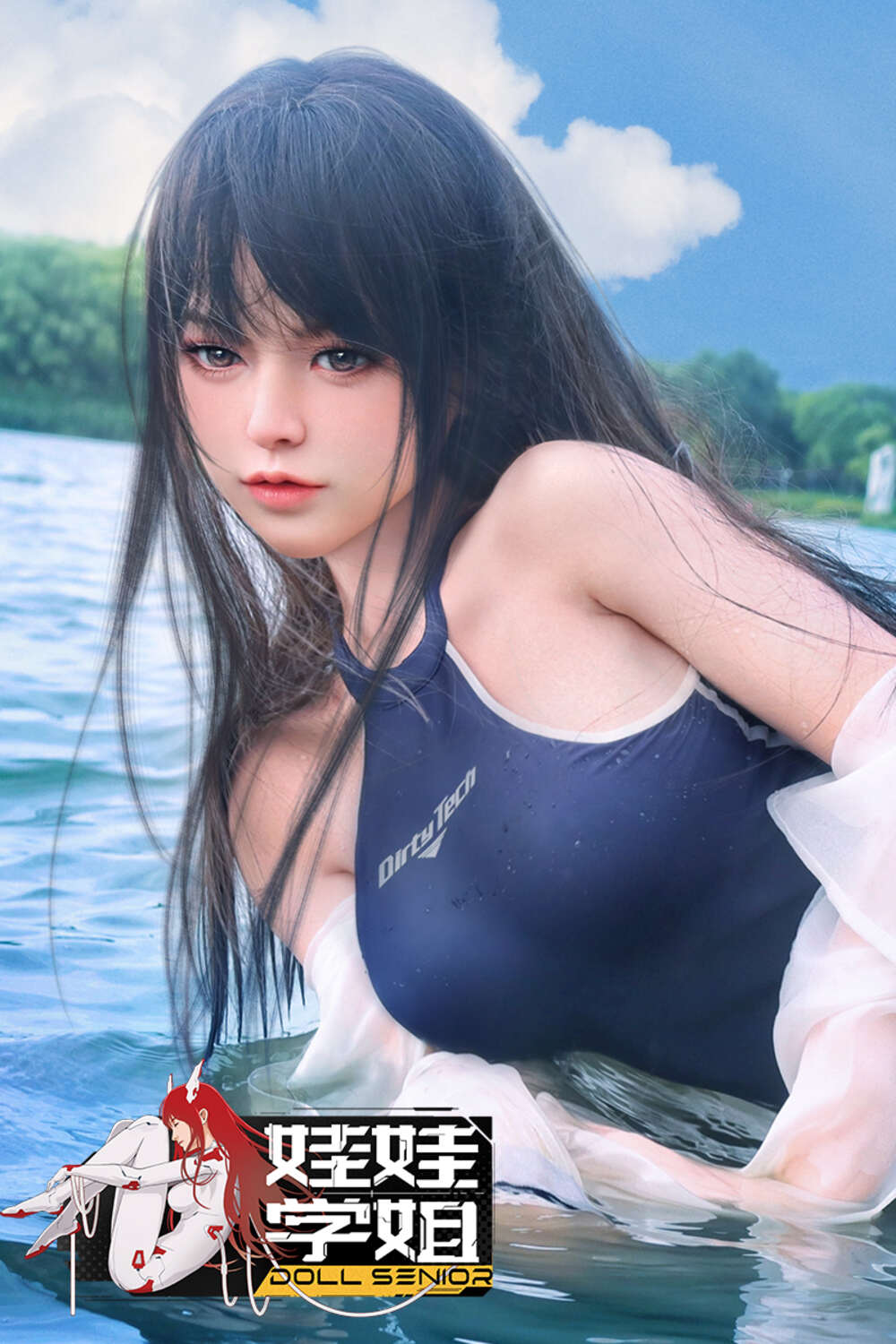 Picture of 158cm/5ft2 E-cup Silicone Head Sex Doll – Cainai