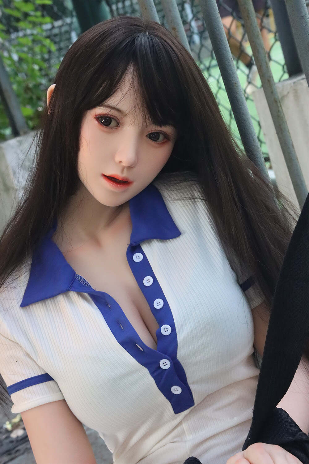 Picture of 158cm/5ft2 E-cup Silicone Head Sex Doll – Baiyi