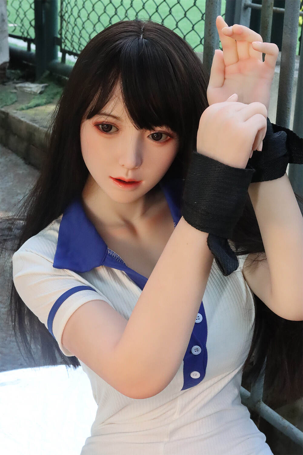 Picture of 158cm/5ft2 E-cup Silicone Head Sex Doll – Baiyi