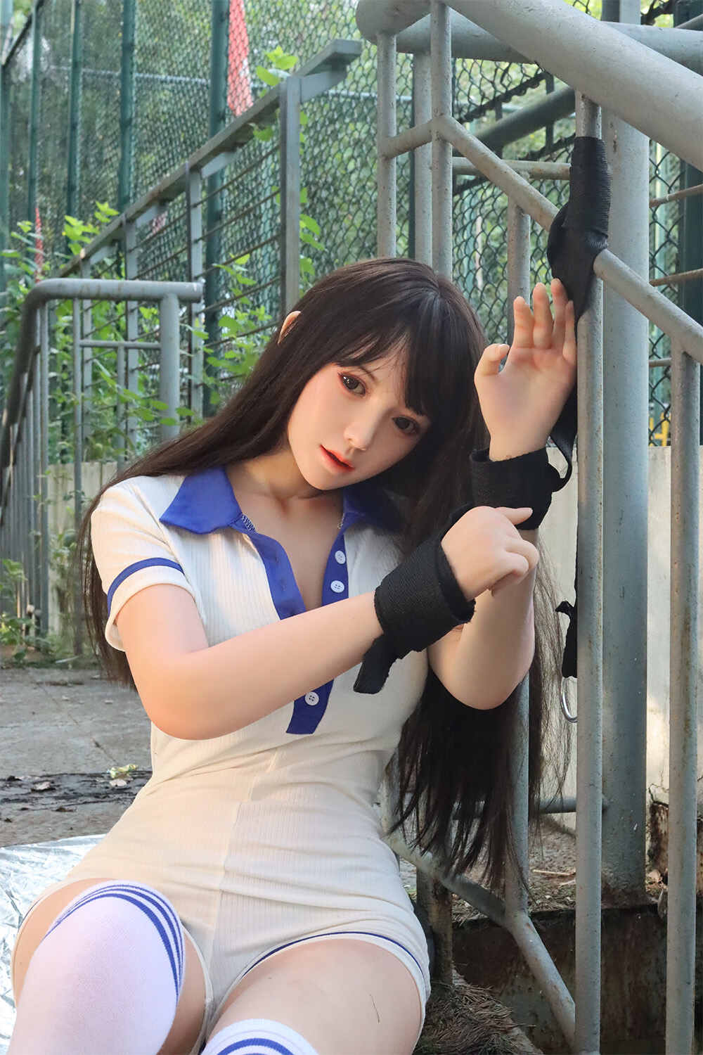 Picture of 158cm/5ft2 E-cup Silicone Head Sex Doll – Baiyi