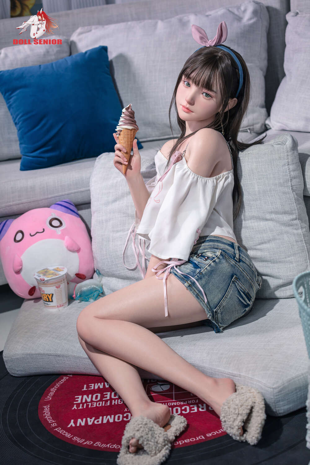 Picture of 148cm/4ft10 D-cup Silicone Head Sex Doll – Miye