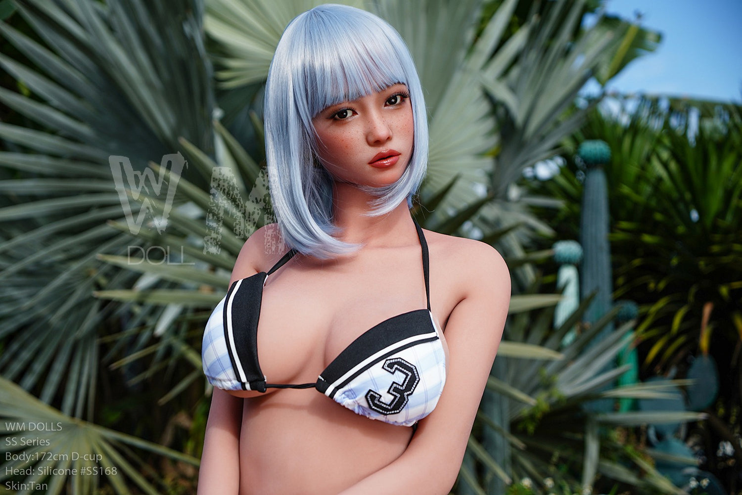 Picture of 172cm/5ft8 D-cup Silicone Head S-TPE Body Sex Doll – Weitta