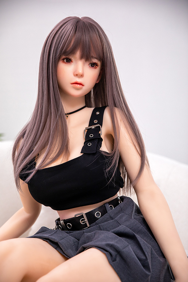 Picture of New Big Boobs Lifelike Silicone Head Sex Doll Modesty 158cm