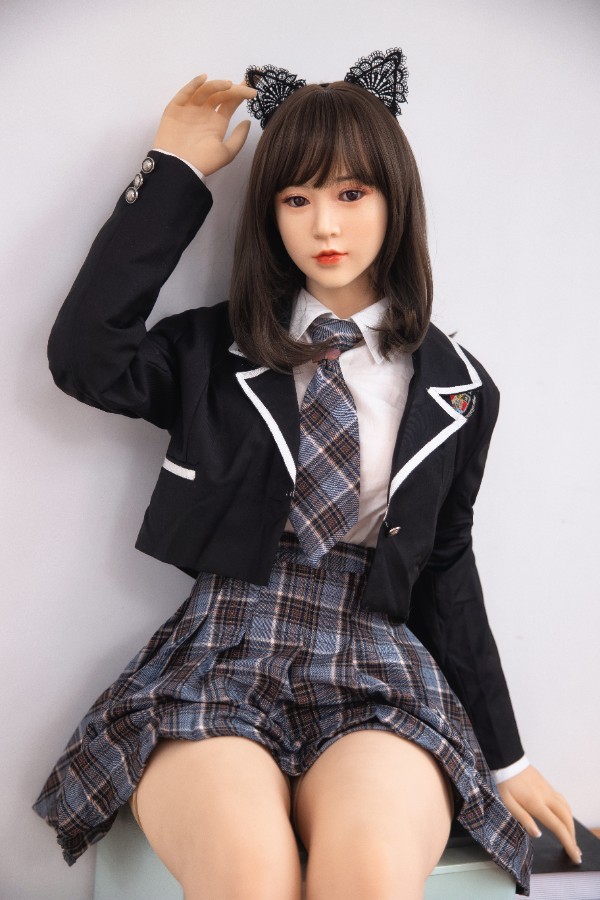Picture of Japanese Small Boobs Silicone Head Sex Doll Lysandra 166cm