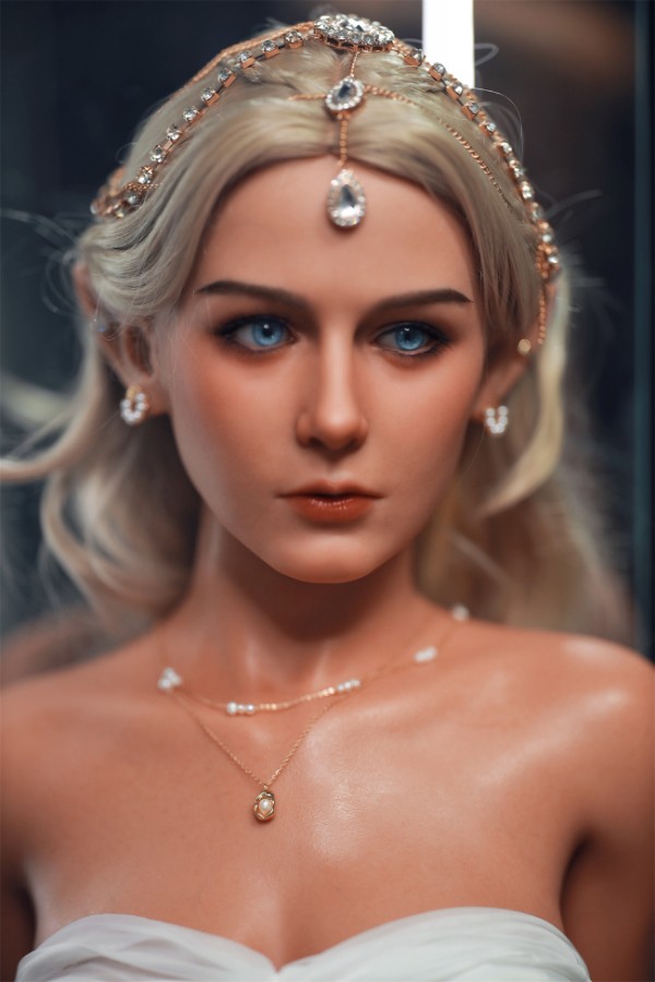 Picture of Blonde Skinny Full Silicone Sex Doll Zephyr 151cm