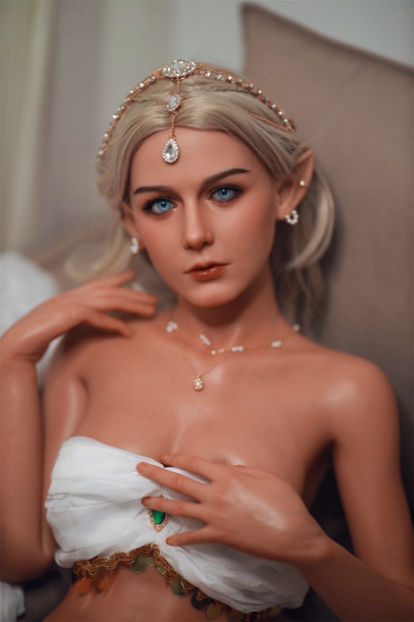 Picture of Blonde Skinny Full Silicone Sex Doll Zephyr 151cm