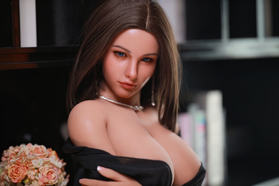 Picture of Busty E-Cup Silicone Head Sex Doll Karina 163cm