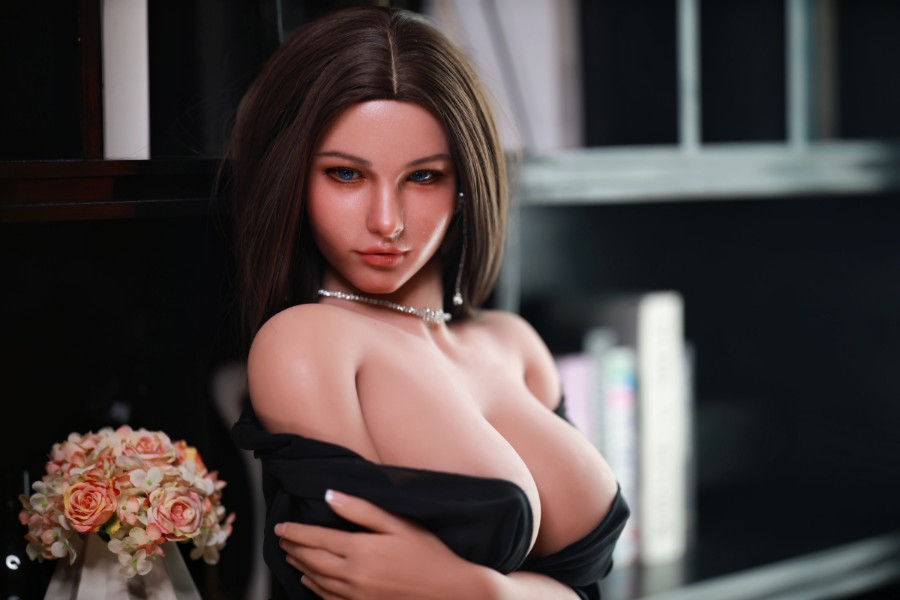 Picture of Busty E-Cup Silicone Head Sex Doll Karina 163cm