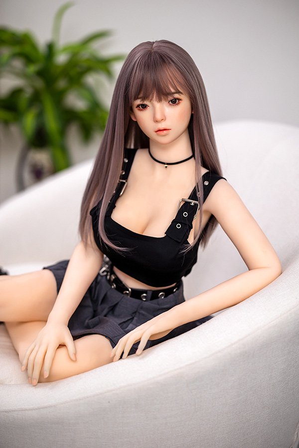 Picture of New Big Boobs Lifelike Silicone Head Sex Doll Modesty 158cm