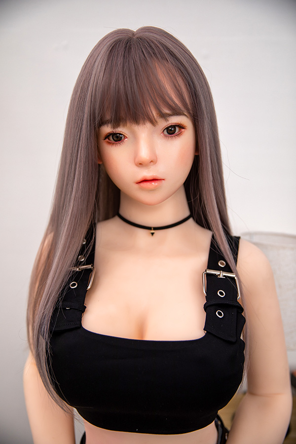Picture of New Big Boobs Lifelike Silicone Head Sex Doll Modesty 158cm