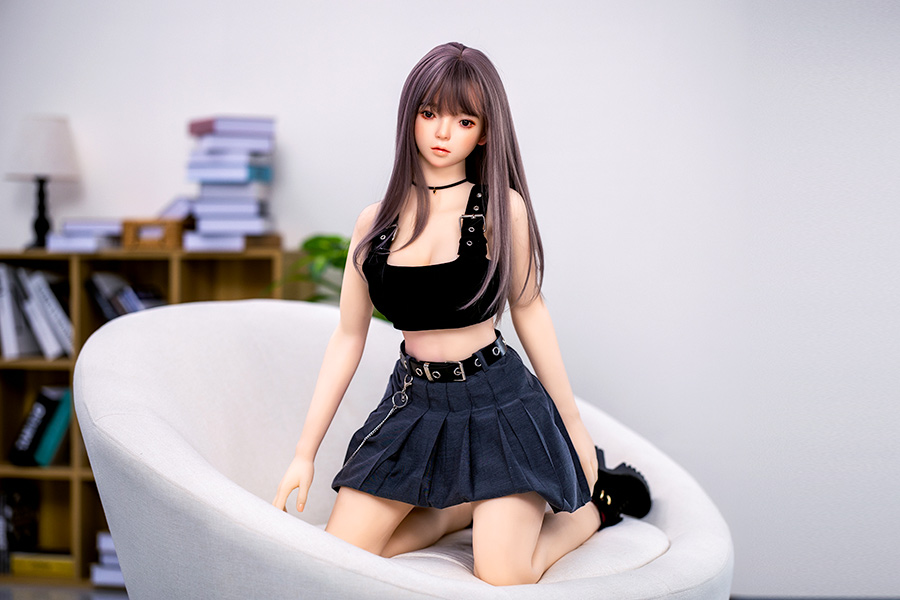Picture of New Big Boobs Lifelike Silicone Head Sex Doll Modesty 158cm
