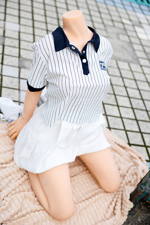 Picture of Asian Cute Silicone Head Sex Doll Gill 166cm
