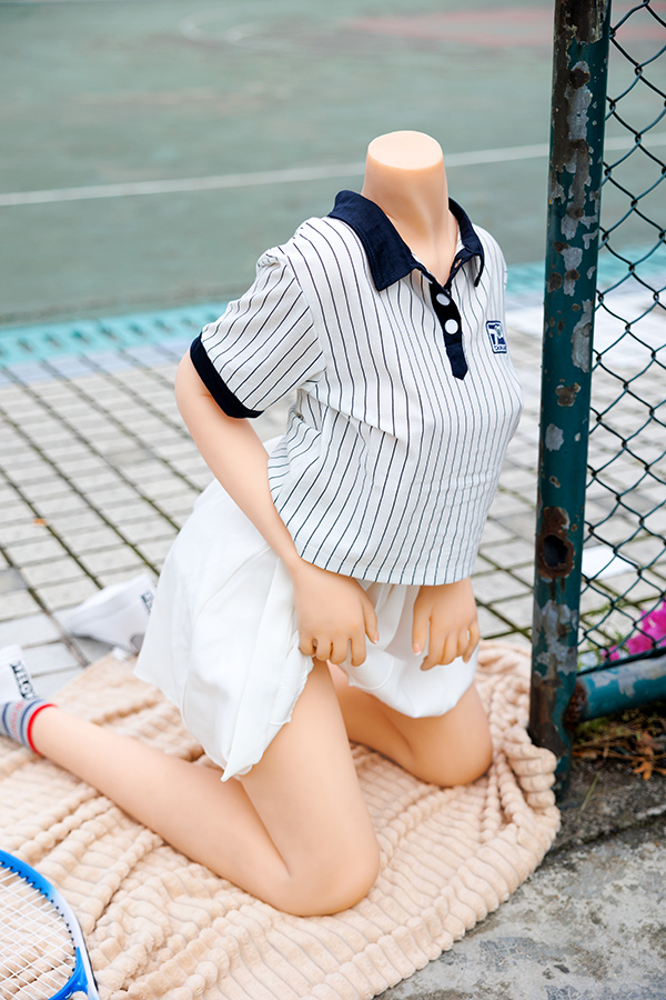 Picture of Asian Cute Silicone Head Sex Doll Gill 166cm