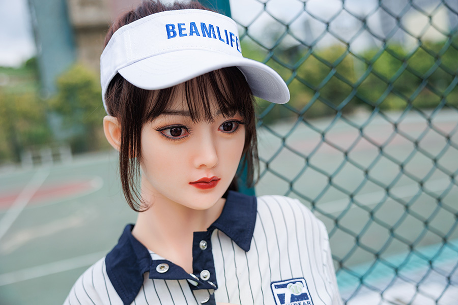 Picture of Asian Cute Silicone Head Sex Doll Gill 166cm