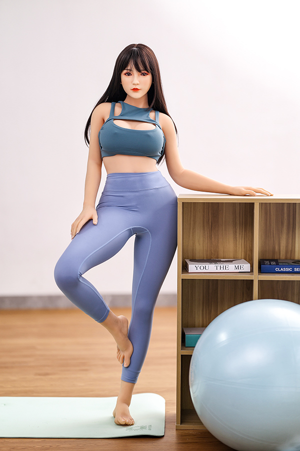 Picture of Asian Cute Energetic Silicone Head Sex Doll Chaya 165cm