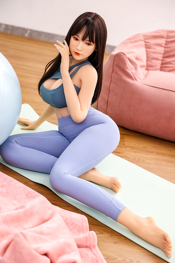 Picture of Asian Cute Energetic Silicone Head Sex Doll Chaya 165cm